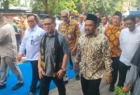 Mendag Budi Santoso resmikan Pasar Sidayu Gresik. Ia mendorong digitalisasi pedagang untuk perkuat konsep pasar wisata warisan Kanjeng Sepuh.